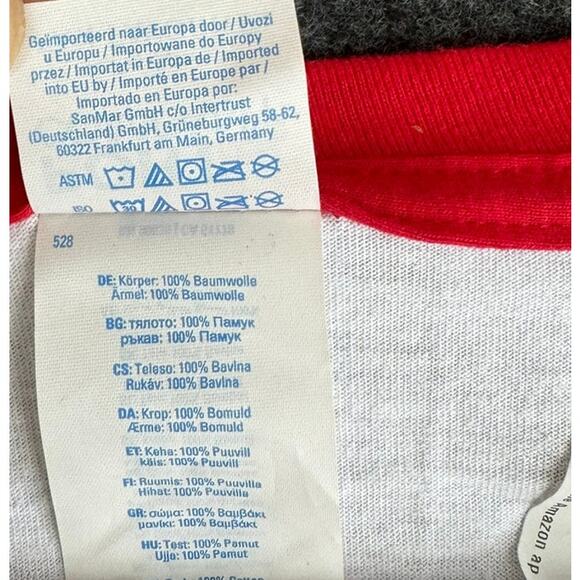 Port & Company Ladies Womens Medium Cat in the Hat Baseball Style Shirt NWOT - Picture 5 of 9